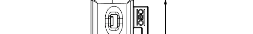 Contre-plaque Bettermann combinée avec contre-plaque double 12…16mm, PP, grc 