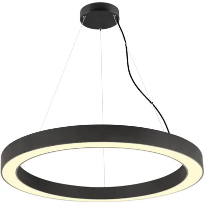 Luminaire suspendu LED SLV MEDO RING 90 43W 5000lm 930/940 VAR Ø900mm noir 