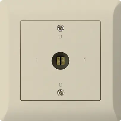Interruttore a chiave d'innesto INC kallysto.line 0/1L beige 