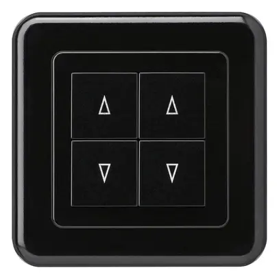 Poussoir double pour store ENC basico C noir 