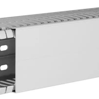 Canale di cablaggio HA7 80×80mm grigio chiaro 