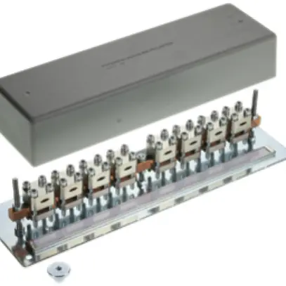 Scatola AP per compensazione di potenziale Woertz grigio 