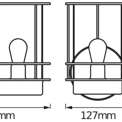Wandleuchte LDV ENDURA CLASSIC POST UP E27 Edelstahl IP44 