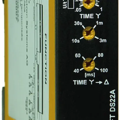 Relais étoile-triangle MFT DS22A 2C, 24…240VAC/DC 