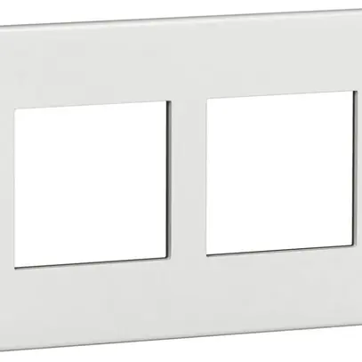 Cadre de recouvrement ATO 2×1 module vert./horiz. blanc 