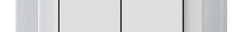 Pulsante KNX INC Hager BA basico B doppio 77×77mm bianco 