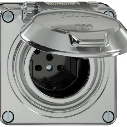 Presa INC ELEMENT SNAPFIX® 1×tipo 15 10A 440V con coperchio IP55 all 