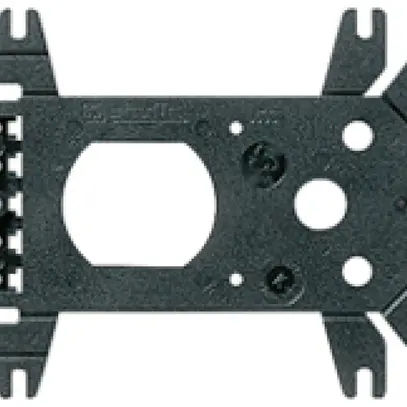 Adaptateur de montage Siedle 1× 10.8×20.5×0.5mm noir 