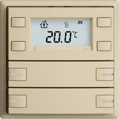 UP-RTH-Taster KNX 4-fach EDIZIOdue F vanille, mit LED RGB 