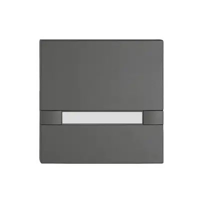 Pulsante 1/1 EDIZIO.liv KNX e UNI c.SNAPFIX® s.LED c.targhetta com.2T grs 