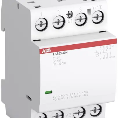 REG-Schütz ABB ESB63, 4S 63A AC-1, 230VAC/DC 