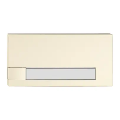 Pulsante 1/2 EDIZIO.liv KNX e UNI c.SNAPFIX® s.LED c.targhetta com.1T cr 