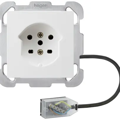 Presa INS kallysto T15 L2 bianco per cavo piatto Technofil 