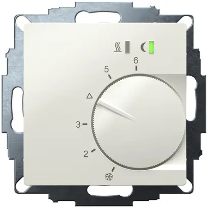 Termostato INC Eberle UTE 2500, 230V, Triac (5×3W), 5…30°C, bianco polare 