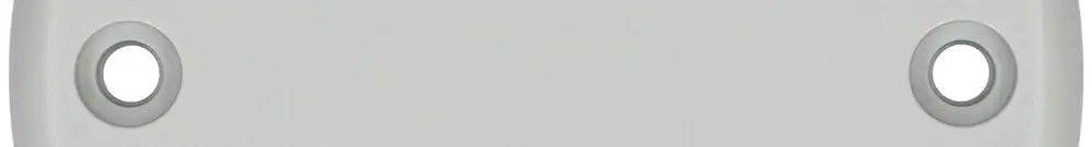 Rosace de plafond MH 2×trous de fixation Ø83×21mm gris clair 