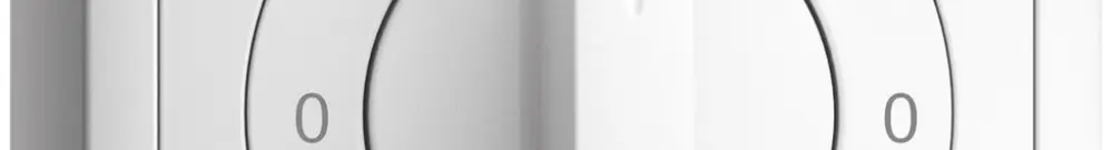 AP-Drehschalter 0-Auto-0-Main EDIZIOdue 2/1P weiss 