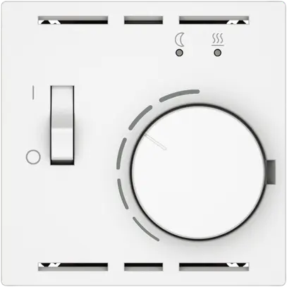 Termostato ambiente EDIZIO.liv SNAPFIX® p.riscaldamenti a pavimento bi 