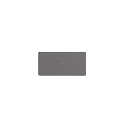Poussoir 1/2 ENC Edue Wiser symbole - (moins) gris foncé 
