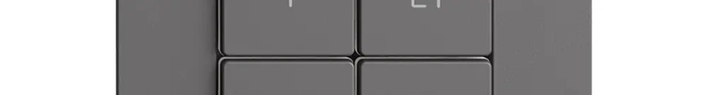 Comando per dimmer 1c scena/4t Edue Wiser grigio scuro 
