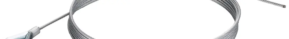 Suspension à corde Philips CoreLine 1250×19×6mm acier affiné argent 