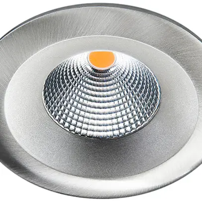 Downlight LED SG UniLED IsoSafe 7W 630lm 930 IP20/IP65 42° REG Ø94mm argento 