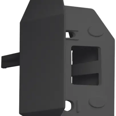 Socle pour angle extérieur pour luminaire automatique noir 