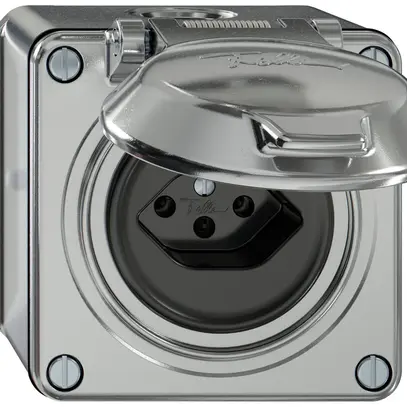 Presa AP ELEMENT SNAPFIX® 1×tipo 13 10A 250V con coperchio IP20 all 