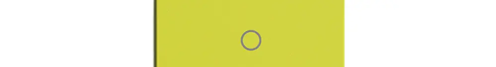 Poussoir 1/2 ENC Edue Wiser symbole O (hors) lemon 