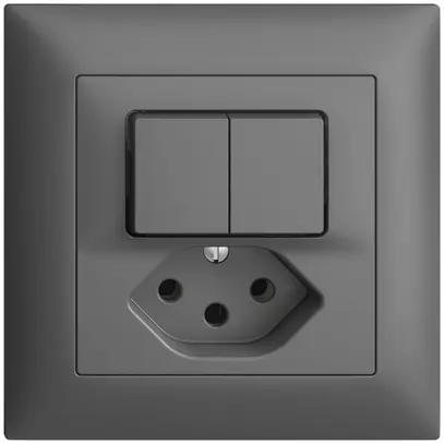 Combinaison ENC 1/3+3/1P+T13 EDIZIOdue gris foncé 