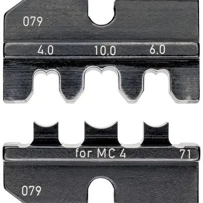 Blocco di serraggio KNIPEX per MC4 4/10/6mm² 