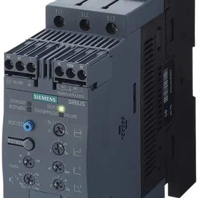 Démarreur progressif Siemens SIRIUS 3RW40 S2 45A 22kW ON/OFF, Us=24VUC 