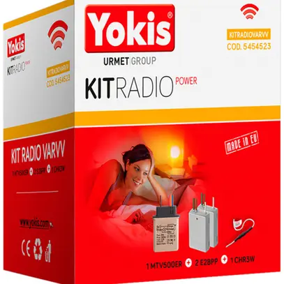 Kit attuatore di regolazione della luminosità RF Yokis KITRADIOVARVVP 
