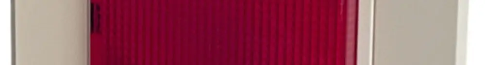 Lampada flash INC Hugentobler 016LU 12V AC/DC IP21 Xe 5J rosso 