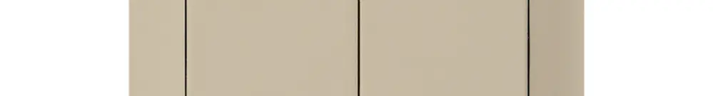 Kit frontal kallysto 60×60 beige pour interrupteur avec bouton double 