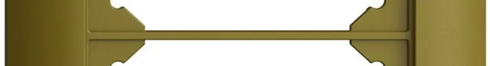 Telaio di copertura EDIZIOdue 1×2 olive 