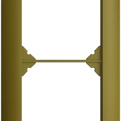 Telaio di copertura EDIZIOdue 1×2 olive 