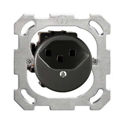 Prise ENC FH T23 16A noir bornes à vis 