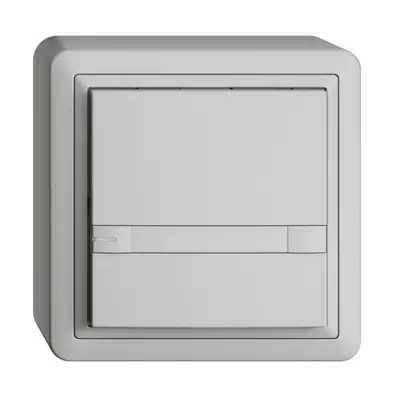Poussoir KNX RGB AP EDUE, 250mW, a.LED RGB, papier, 1×pouss., C.2×T., grc 