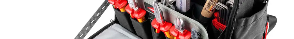 Zaino portautensili KNIPEX Modular X18 22 pezzi 