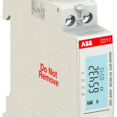 Compteur d'énergie AMD ABB D11 15-M 40 1L 40A tarif multiple M-Bus S0 1UM MID 