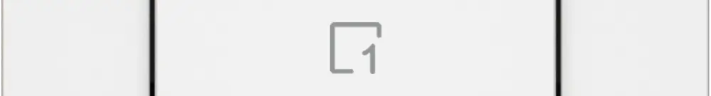Pulsante scene EDIZIO.liv Wiser SNAPFIX® 1 scena 1 tasto WLAN bi 