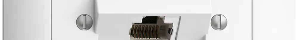 Presa INC 1×RJ45/s 4P ITplus EDIZIOdue bianco 