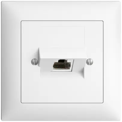 Presa INC 1×RJ45/s 4P ITplus EDIZIOdue bianco 