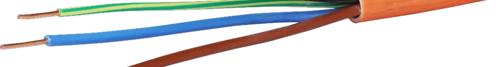 Câble de sécurité 4x1,5mm² 2LNPE FE180 or Une longueur