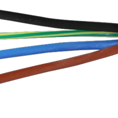 Câble de sécurité 4x1,5mm² 2LNPE FE180 or Une longueur