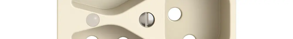 Kit de montage EDIZIO.liv SNAPFIX® pour 3×T13 avec lentille frontale cr 