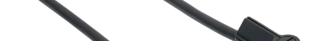 Apparatekabel Td 3×1mm² 3m schwarz 180° Klapp-Stecker T12 