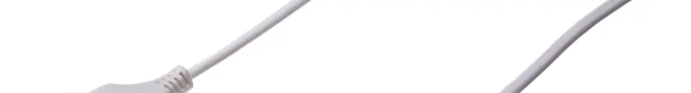 Rallonge MH T11 3m 2×1mm² Tdf blanc 