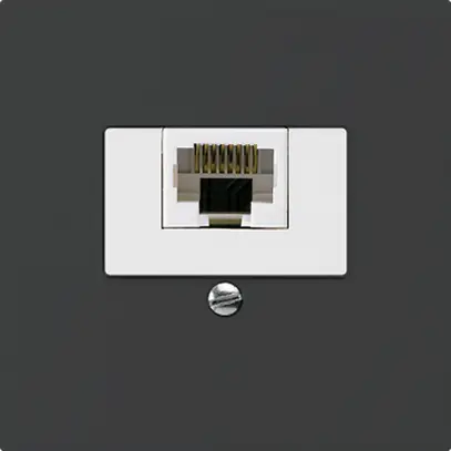 Scatola INC kallysto 1×RJ45u nero 