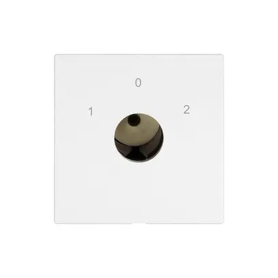 Interruttore a chiave EDIZIO.liv per KABA 1514 invert.1P 1-0-2 p=67mm bi 